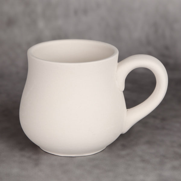 Bisque Potter'S Cup - 9Cm Tall And 8Cm Wide