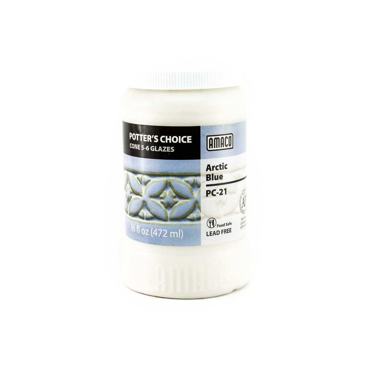 Amaco Glaze Potter's Choice PC-21 Arctic Blue - Pint