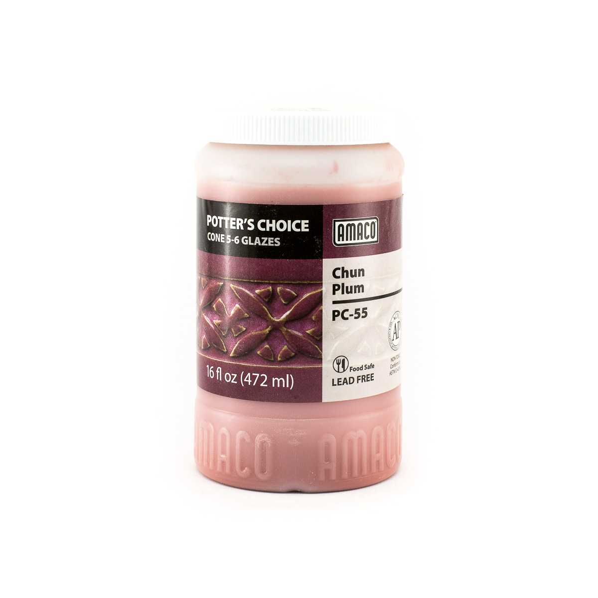 Amaco Glaze Potter's Choice PC-55 Chun Plum - Pint