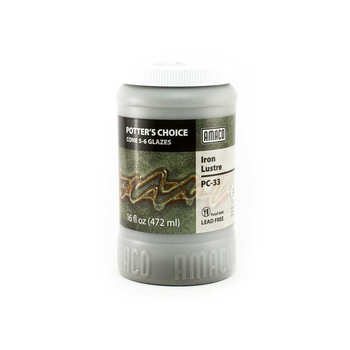 Amaco Glaze Potter's Choice PC-33 Iron Lustre - Pint
