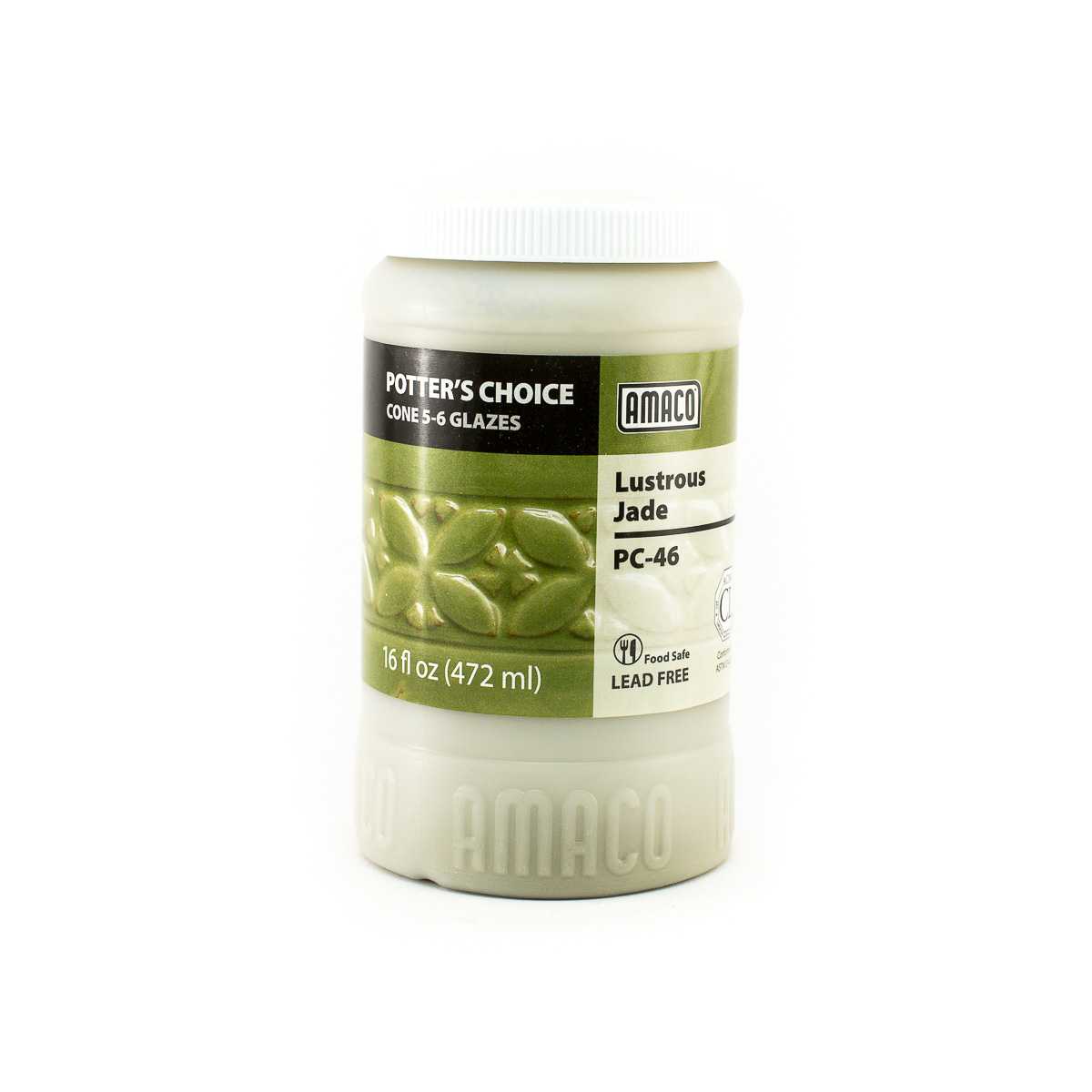 Amaco Glaze Potter's Choice PC-46 Lustrous Jade - Pint
