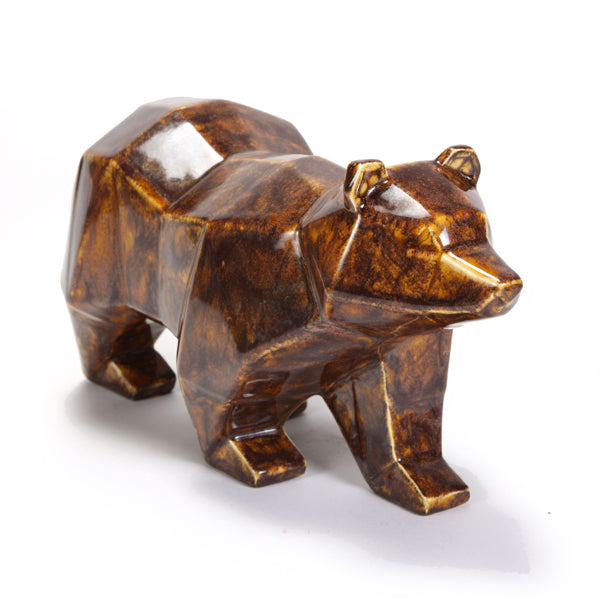 Hobby Ceramics Faceted Bear 25cm Long By 13cm Tall