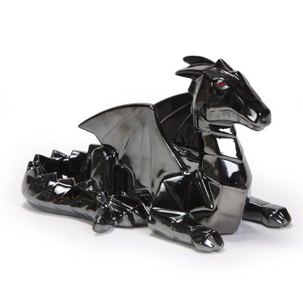 Hobby Ceramics Faceted Dragon 26cm Long, 14.5cm Wide And 15cm Tall