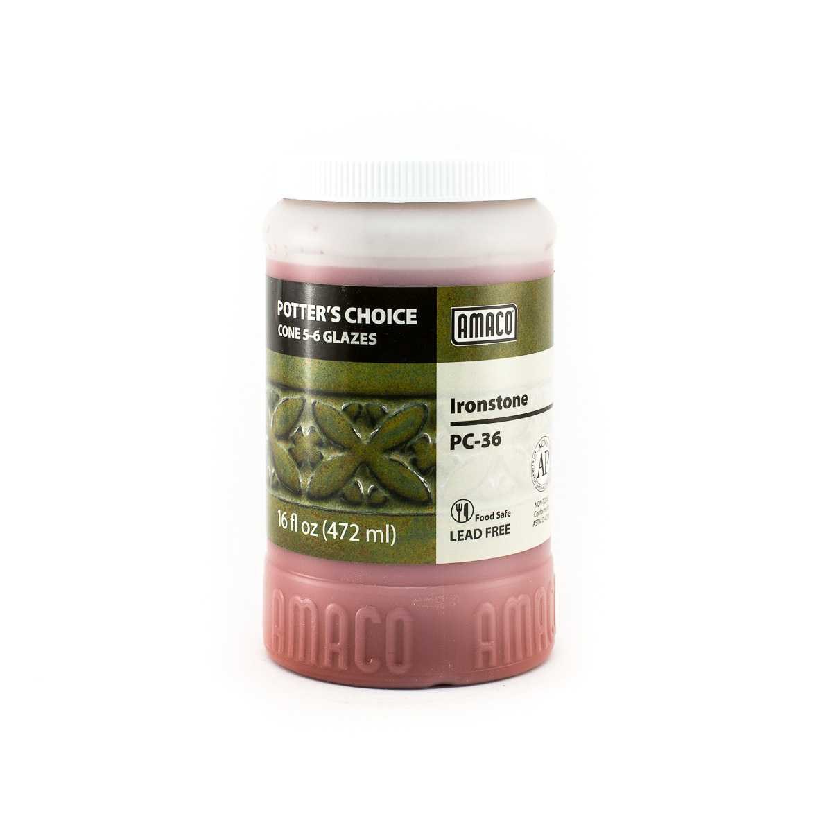 Amaco Glaze Potter's Choice PC-36 Ironstone - Pint