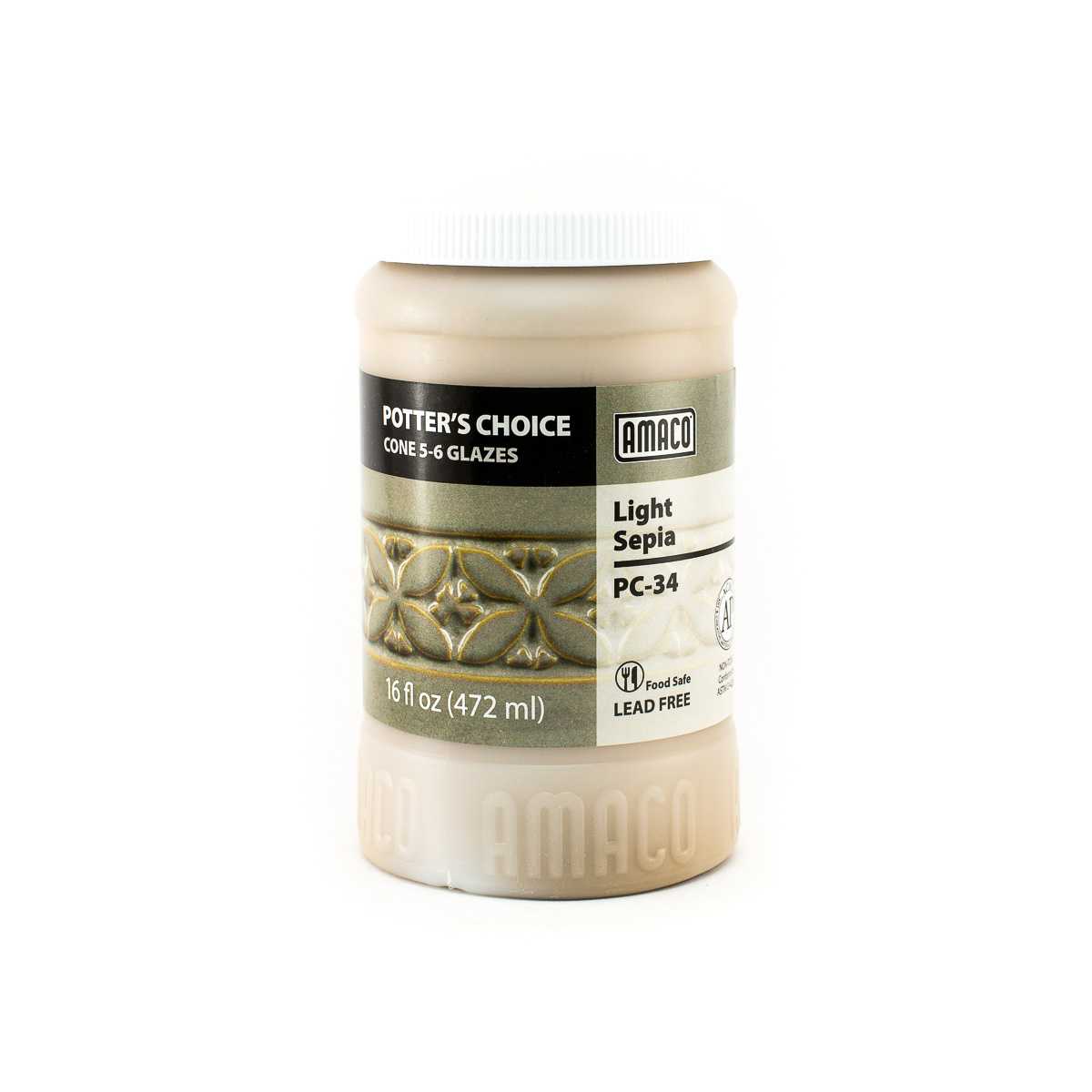 Amaco Glaze Potter's Choice PC-34 Light Sepia - Pint