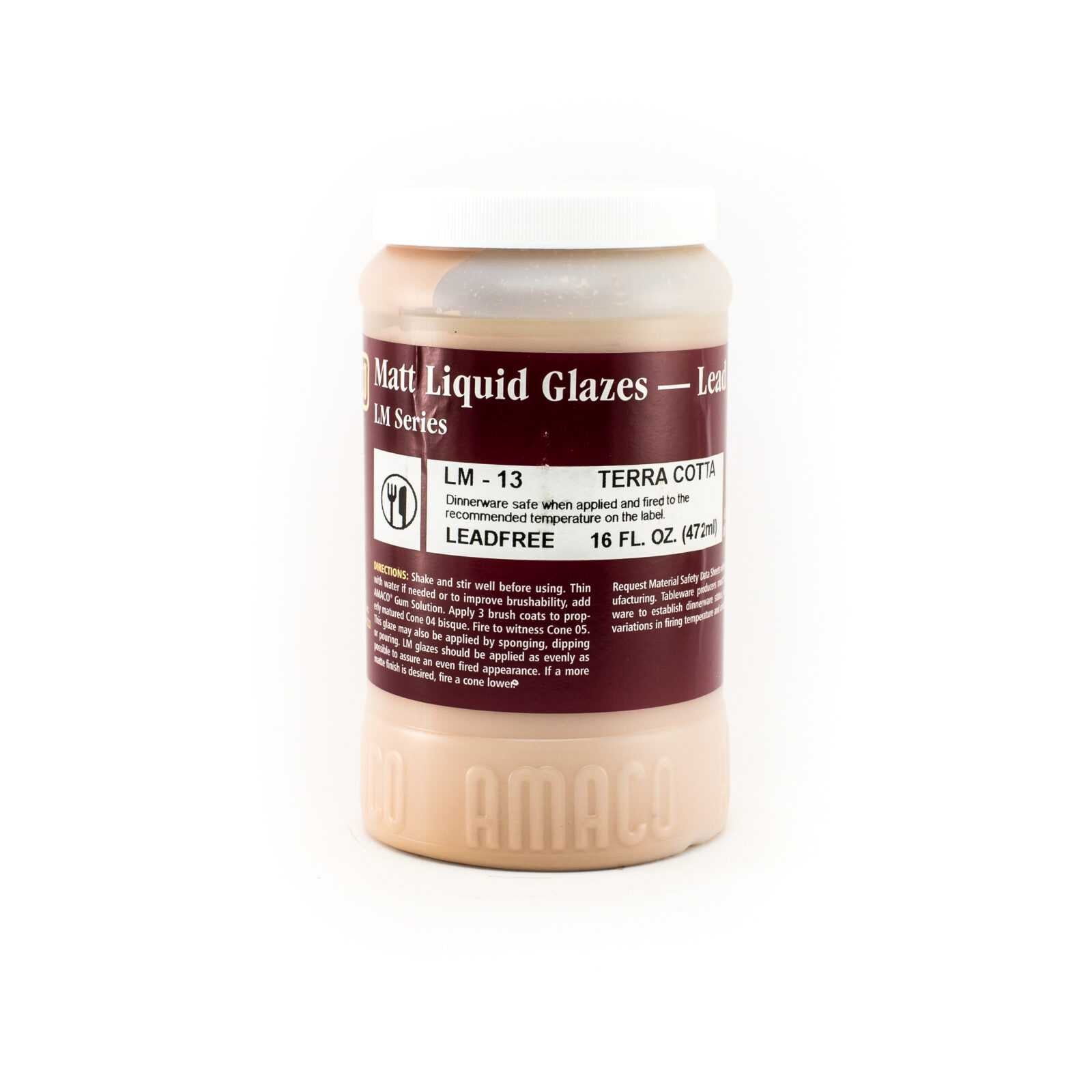 Amaco Glaze Low Fire Matt LM-13 Terra Cotta - Pint