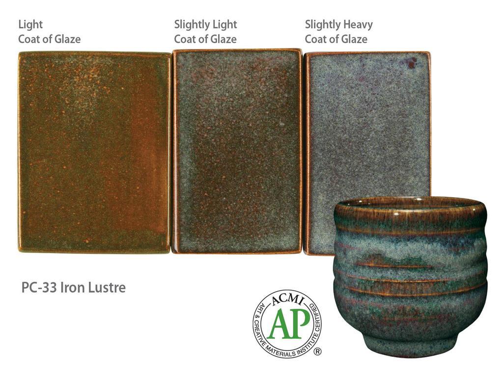 Amaco Glaze Potter's Choice PC-33 Iron Lustre - Gallon