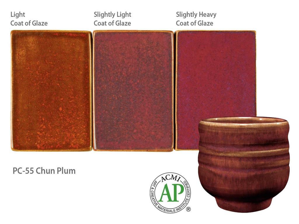 Amaco Glaze Potter's Choice PC-55 Chun Plum - Gallon