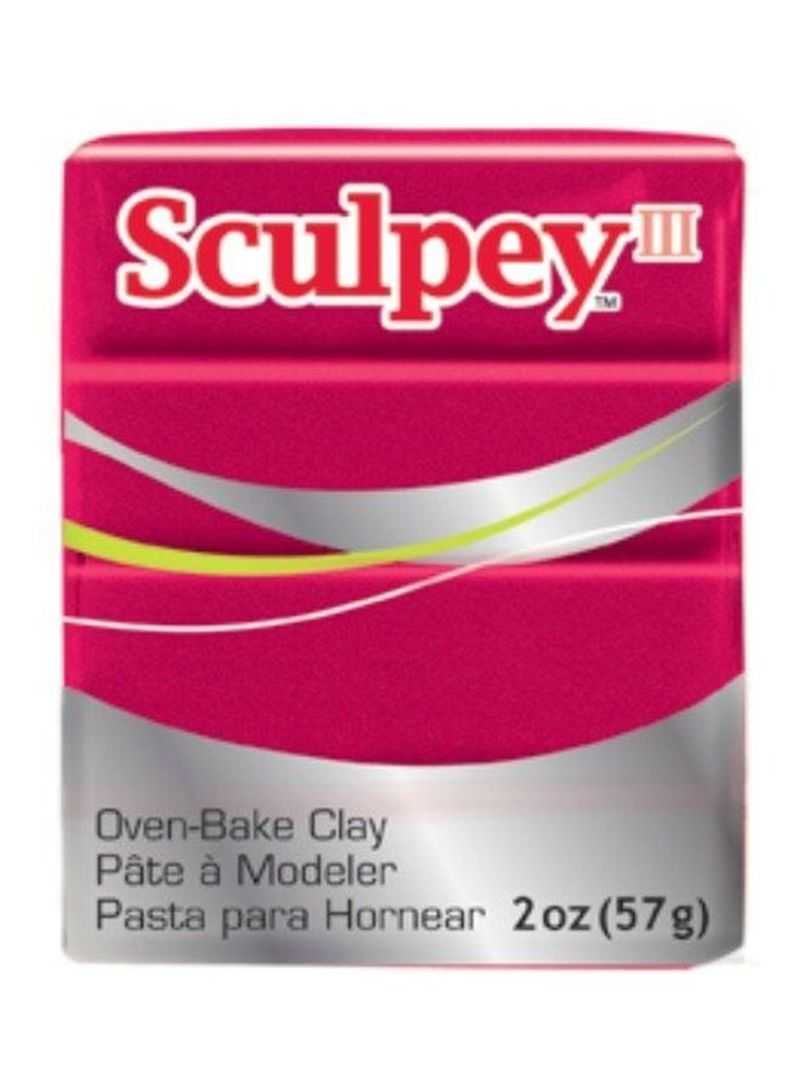 Sculpey III Oven Bake Clay 57g 1140 Deep Red Pearl