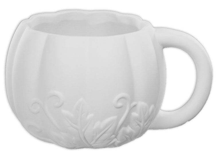 Bisque Harvest Mug 9cm wide by 9cm tall