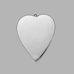Bisque Heart Hanger 7.5Cm W X 9Cmt