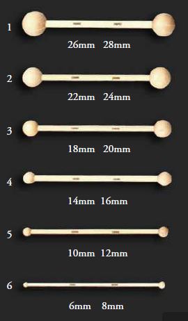 Ball End Double Sided Tool Set 6 Pcs/Set