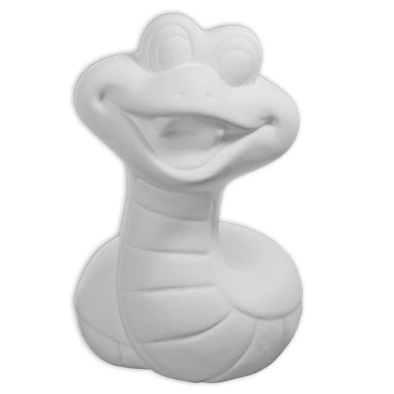 Bisque Jake The Snake - 11.5Cm Tall By 7.5Cm Wide