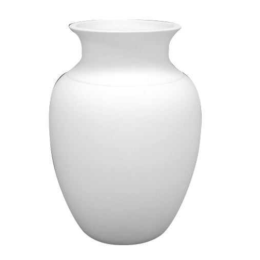 Bisque Juliana Vase 19.5cm tall by 14cm wide.