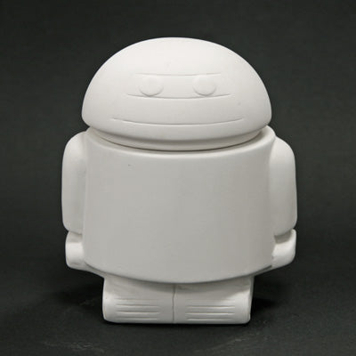 Bisque Robot Box 11.5Cm Tall