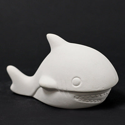 Bisque Shark 5.5Cm Tall By 10Cm Long