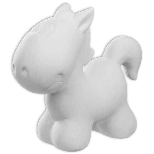 Bisque Silver The Horse 9.5Cm Tall And 11Cm Long By 4.5Cm Wide