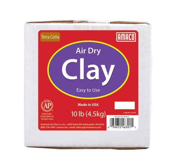 Amaco Air Dry Clay Terra Cotta 4.5 kg