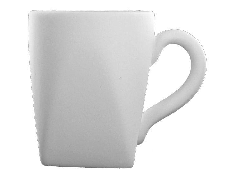 Bisque Square Bottom Mug 4 Dia x 4¾ H -20 Ounces