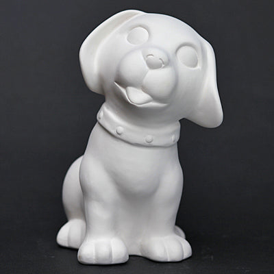 Bisque Buster The Dog 17Cm Tall By 9Cm Wide And 13Cm Deep