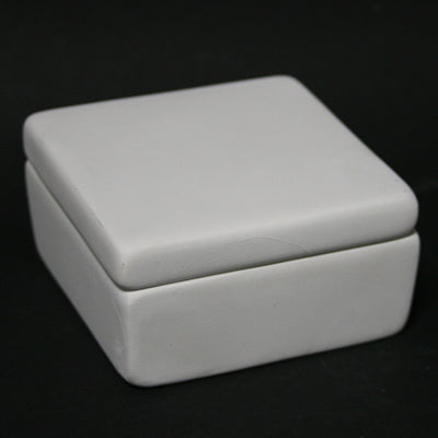 Bisque Square Box 7Cm X 7Cm X 3.6Cm