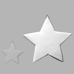 Bisque Star Ornament Ceramic Bisque»Christmas»Star Hanger 10cm TallStar Hanger