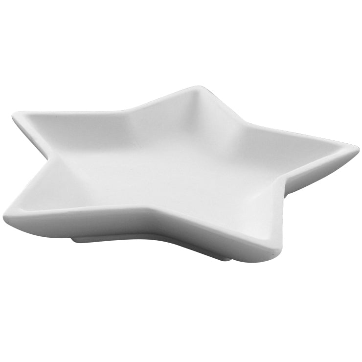 Bisque Star Plate 19Cm By 19Cm By 3Cm