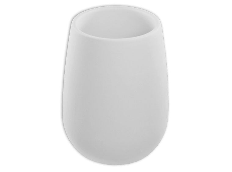 Bisque Stemless Wine Glass 5cm Dia x 10cm Tall -10 Ounces