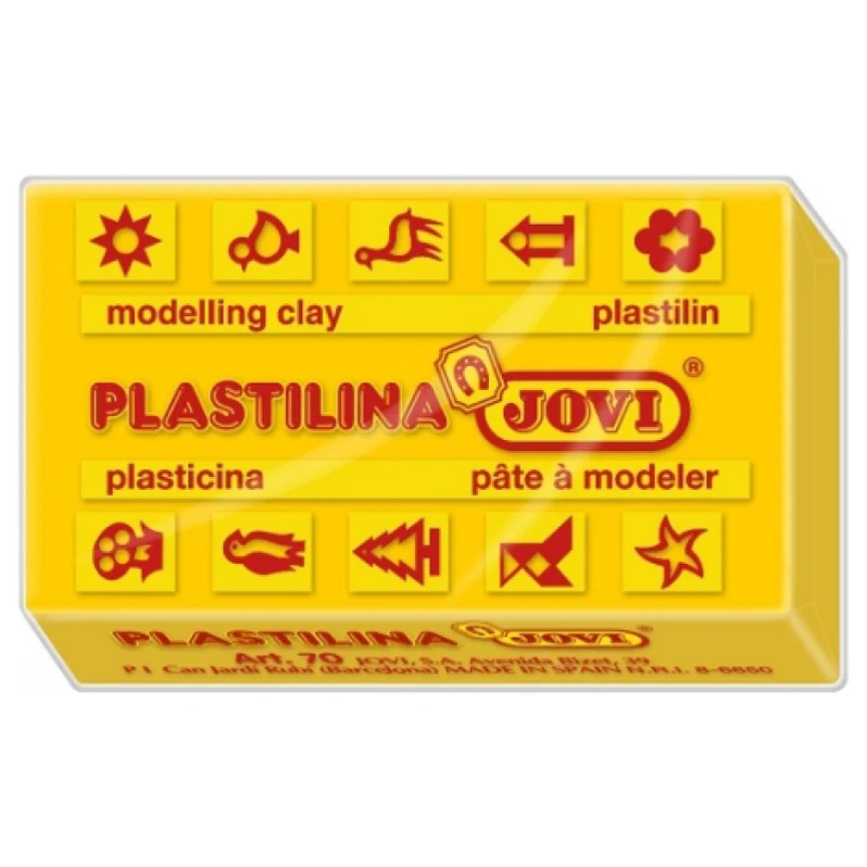 Jovi Plastilina Modelling Clay 50g Yellow Gold