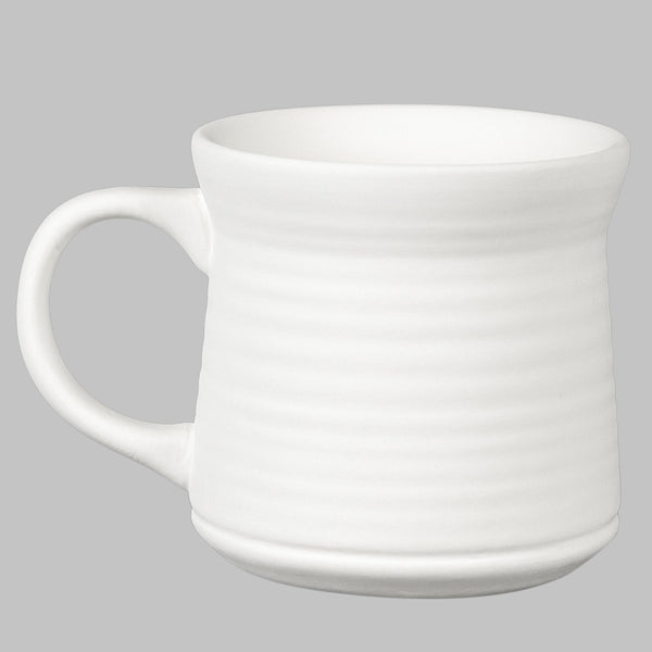 Bisque Stoneware Joe Mug 9.5cm tall.