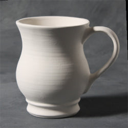 Bisque Stoneware Mug 12.5Cm Tall, 11Cm Wide