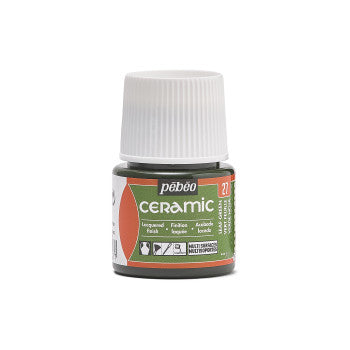 Pebeo Ceramic 45ml Leaf Green