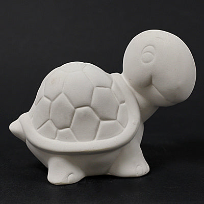 Bisque Tortoise 10cm tall and 13cm long,