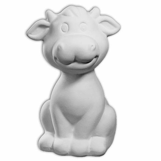 Hobby Ceramics Buck Eye Cow 11.5cm Tall By 7cm Long And 7cm Wide