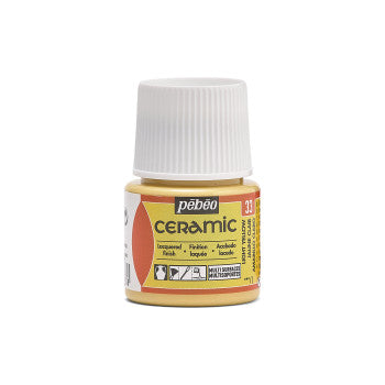 Pebeo Ceramic 45ml Light Yellow