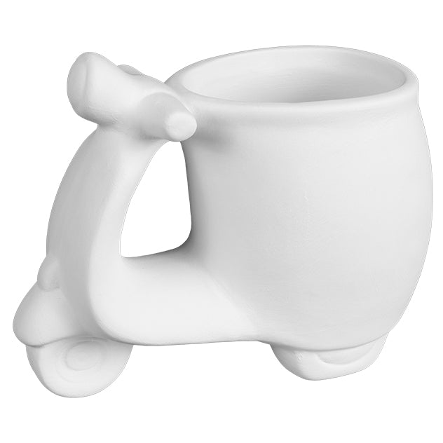 Hobby Ceramics Moped Planter 14cm Long And 11cm Tall