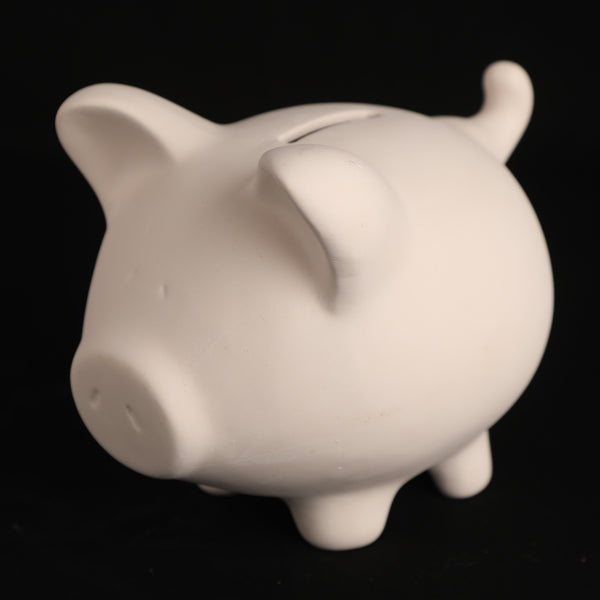 Hobby Ceramics Pig Bank 16.5cm Long,12cm Tall, 12cm Wide