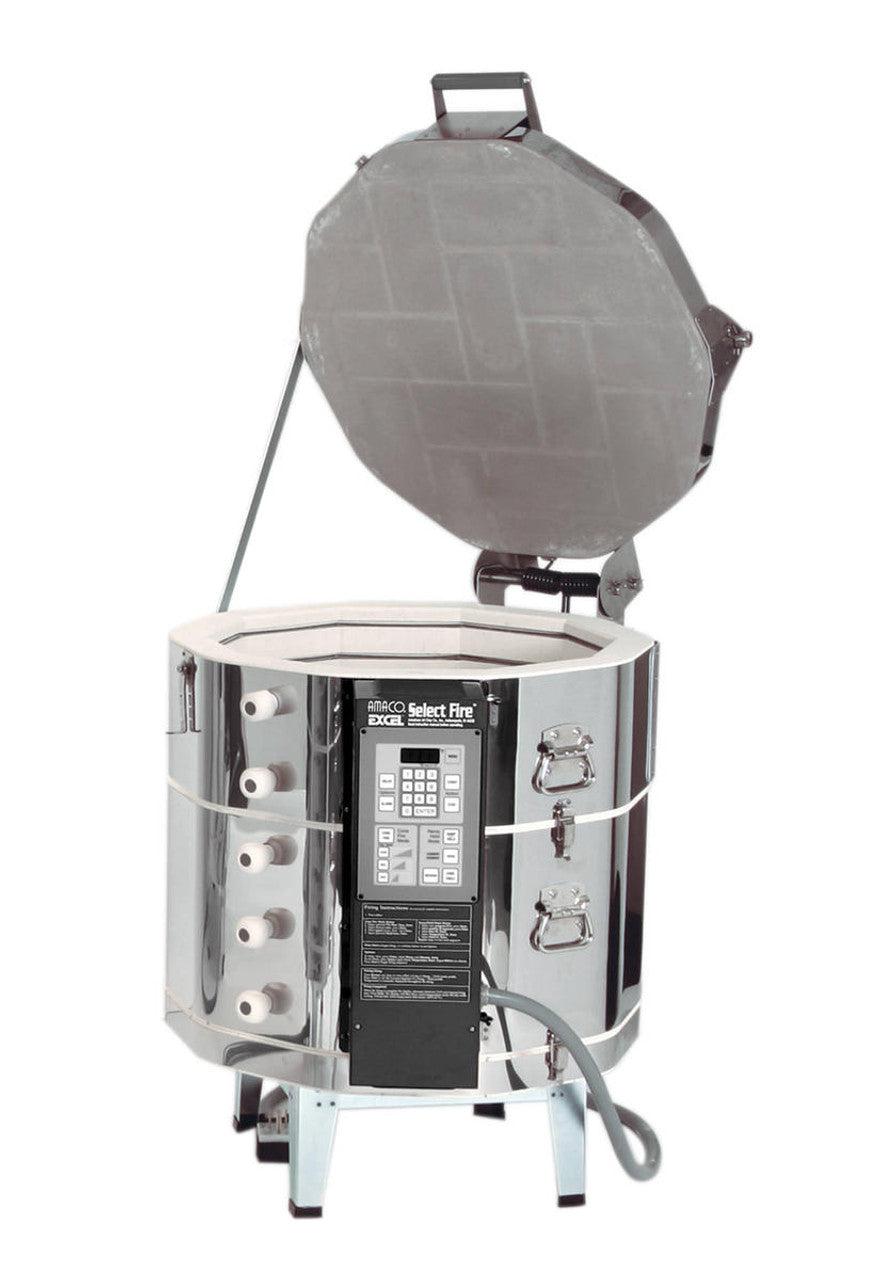 Amaco Kiln EX-353-SF, Max. Cone 10, 5.25 cu.ft (148.7 Ltr), 1-Phase, 230V, Wall thickness 3", With Ez-Lift