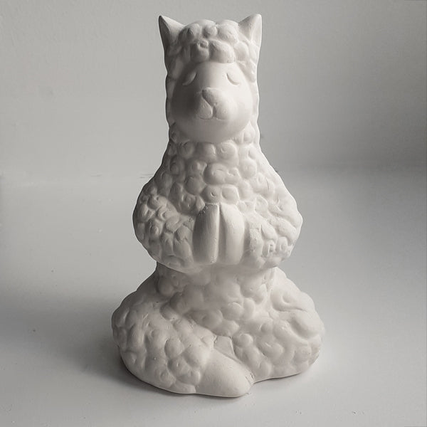 Hobby Ceramics Yoga Master Llamaste 12cm Tall