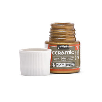 Pebeo Ceramic 45ml Rich Gold