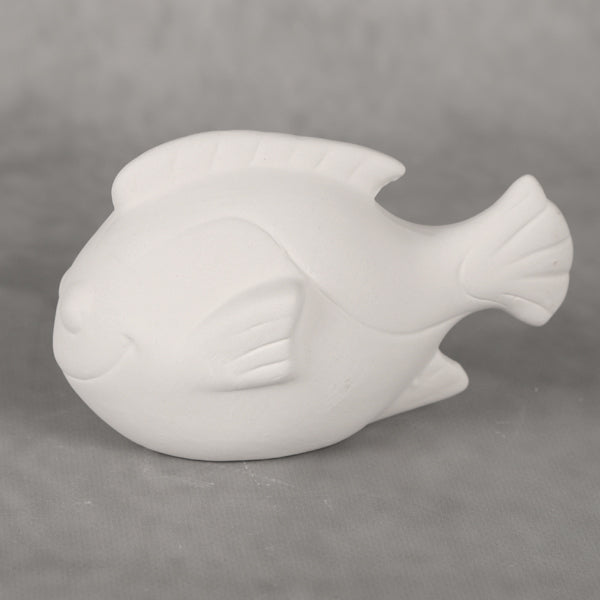Bisque Cosmo The Fish 13Cm Long By 6Cm Wide And 8Cm Tall