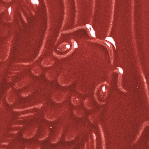 Amaco Glaze Low Fire Gloss LG-57 Intense Red - Pint