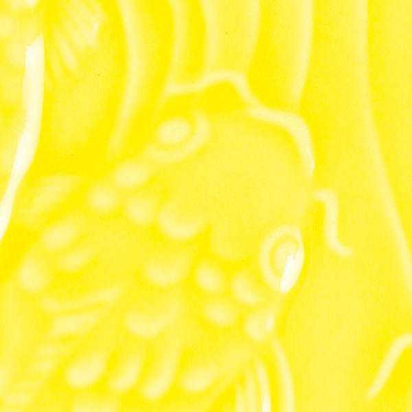 Amaco Glaze Low Fire Gloss LG-61 Canary Yellow - Pint