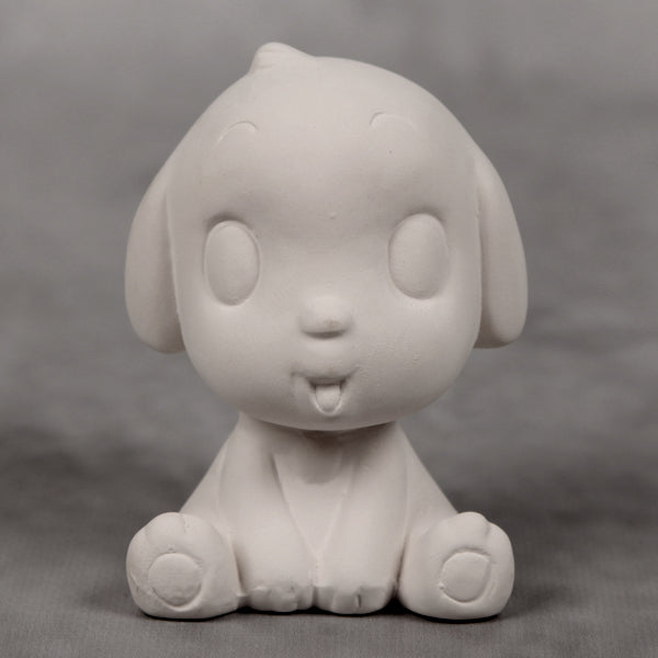 Bisque Cute Puppy 10Cm Tall