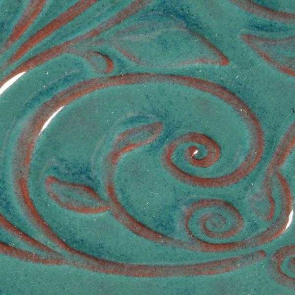 Amaco Glaze Opalescent O-26 Turquoise - Pint