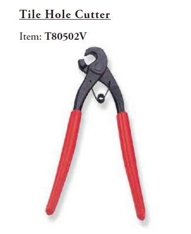 Tile Hole Cutter With V Spring Vinly Grip 190mm