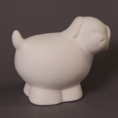 Bisque Dog Penny Bank 9cm tall