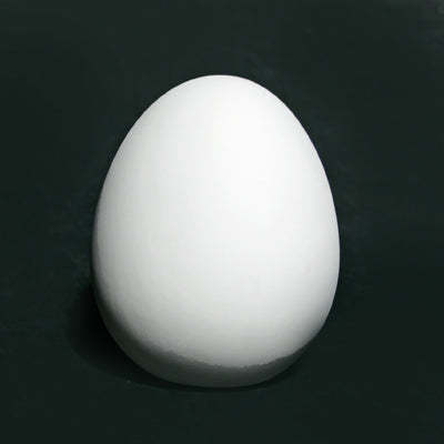 Bisque Duck Egg 8Cm Tall