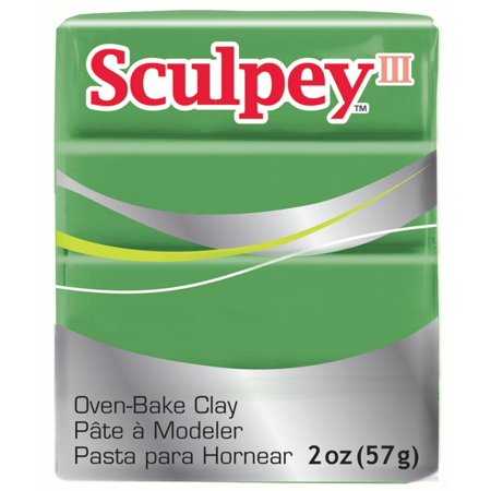 Sculpey III Oven Bake Clay 57g 1628 String Bean