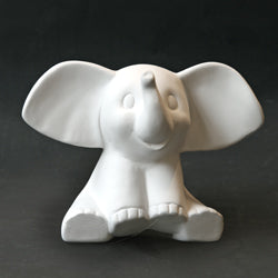 Bisque Elephant 13 X 8 X 10Cm